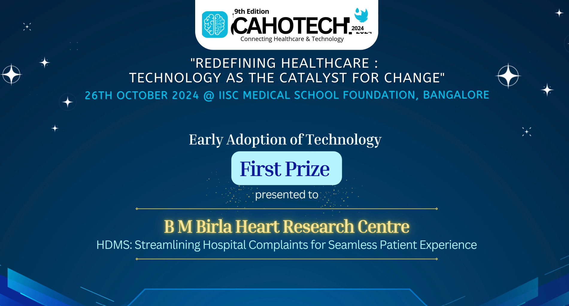CAHOTECH 2024: Hospital Innovation - HDMS: Streamlining Hospital Complaints for Seamless Patient Experience - Ms Dona Bose